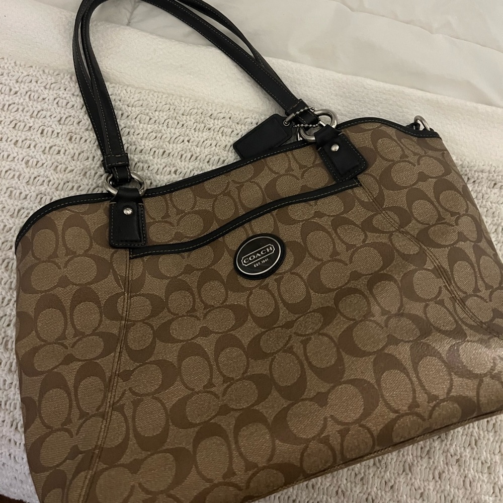 Coach mini tote bag